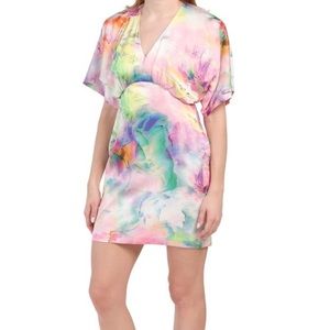 Aidan Aidan Mattox kimono sleeves dress